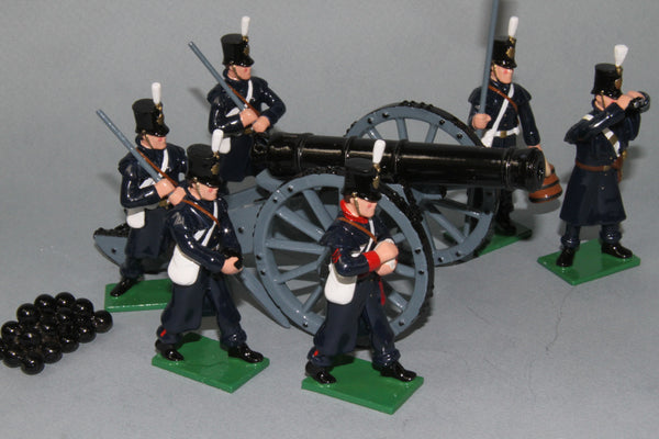 CW41A - British  18 Pounder Gun and crew from the Crimea. From Regal Toy Soldiers