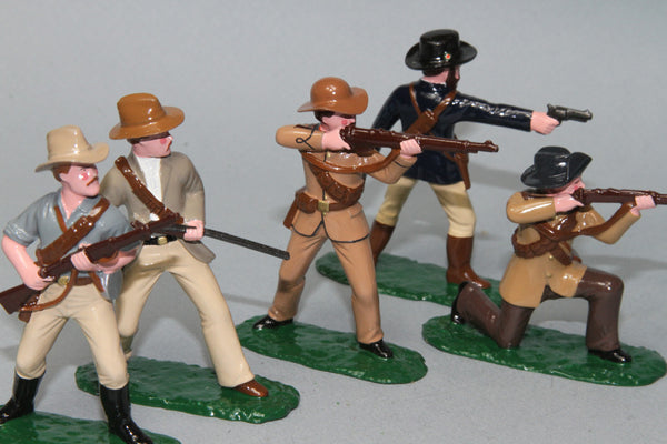 BW6 - Boer Commandoes, 1899-1902 made by Regal Toy Soldiers - Piers Christian Toy Soldiers - 1