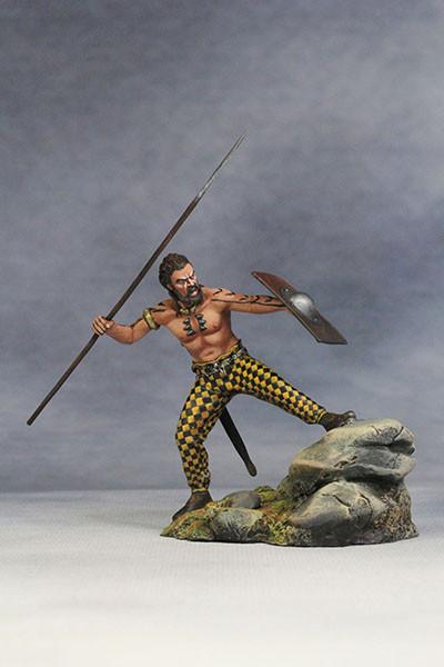 YZ54007- Savage Celt (The 1st Century A.D.) from YZCaesar (Seil Figures) - Piers Christian Toy Soldiers - 1