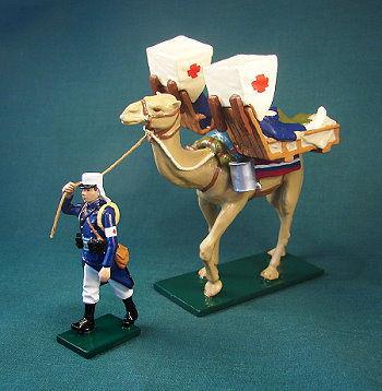 BG347- Beau Geste French Foreign Legion of 1900, Camel Ambulance - Piers Christian Toy Soldiers - 1