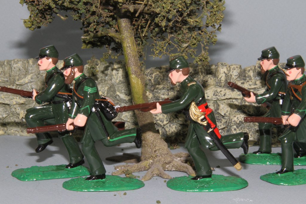 ACW01 - ACW, Berdan's Sharpshooters in action from Regal Toy Soldiers