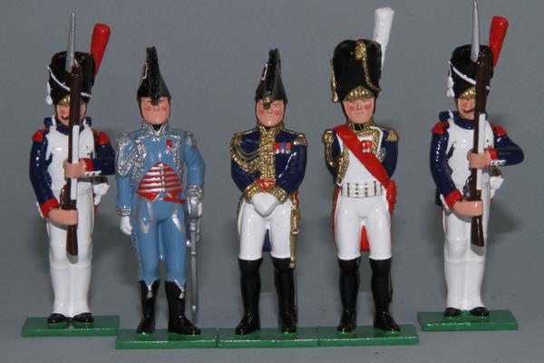 N444D - Imperial Review - Generals, made by Regal Toy Soldiers