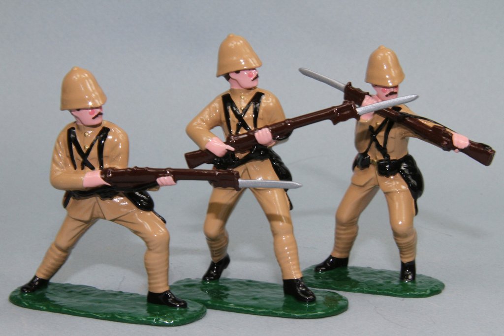 BW3 - King's Royal Rifle Corps, Boer War 1899 - 1902. Made by Regal Toy Soldiers - Piers Christian Toy Soldiers - 3