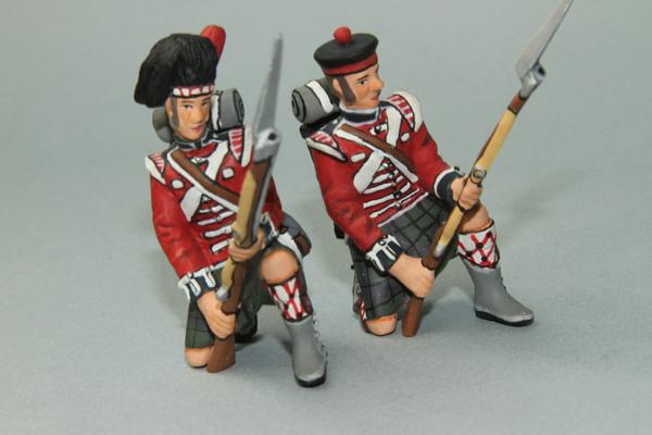 NBW4 - Royal Highlanders at repel. Frontline Napoleonic - Piers Christian Toy Soldiers