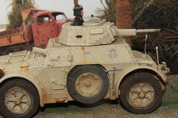 RHT059 Rhino Tanks - Autoblindo AB43 Nizza Cavalleria, North Africa - Piers Christian Toy Soldiers - 1