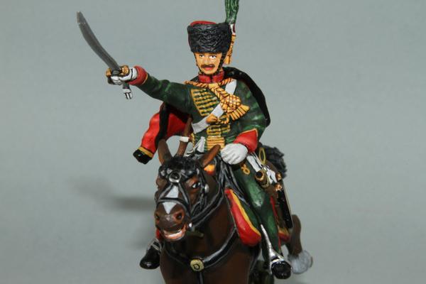 CDC.9 - French Chasseurs A Chevel NCO from Frontline Napoleonic - Piers Christian Toy Soldiers - 1