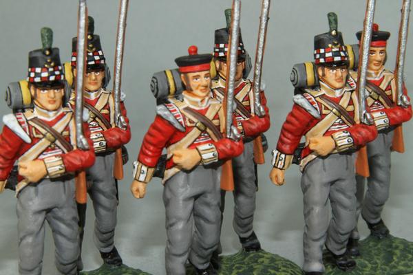 GLI9 - Highland Light Infantry Marching, Frontline Napoleonic range - Piers Christian Toy Soldiers - 1