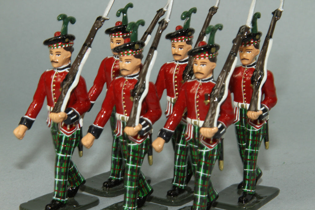 PD9 - King's Own Scottish Borderers Marching in dress uniform. Frontline WWI and more - Piers Christian Toy Soldiers - 1
